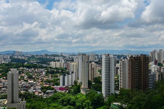 Vista da Suíte 2 de apartamento à venda com 3 quartos, 133m² em Parque Reboucas, São Paulo