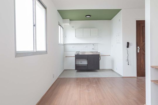 Cozinha de apartamento à venda com 1 quarto, 32m² em Consolação, São Paulo