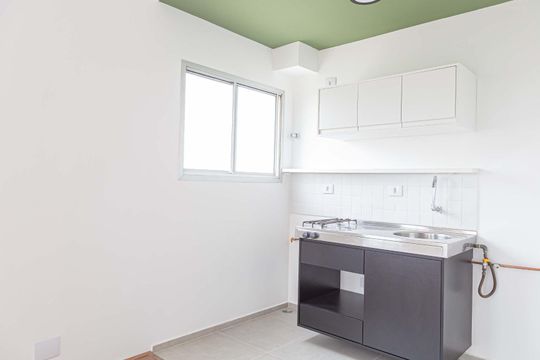 Cozinha de apartamento à venda com 1 quarto, 32m² em Consolação, São Paulo