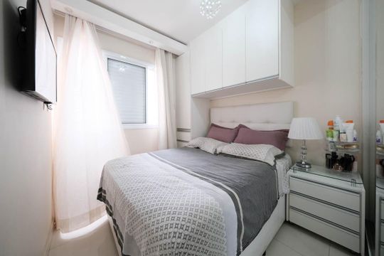Quarto 2 de apartamento à venda com 2 quartos, 58m² em Vila Rio Branco, São Paulo