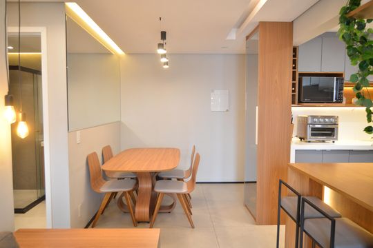 Sala de apartamento à venda com 2 quartos, 54m² em Vila Leopoldina, Santo André