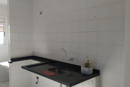 Cozinha de apartamento à venda com 2 quartos, 52m² em Jardim Matarazzo, São Paulo