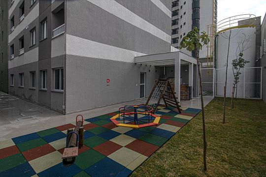 play ground e churrasqueira_2 de apartamento para alugar com 1 quarto, 63m² em Vila Santo Estefano, São Paulo