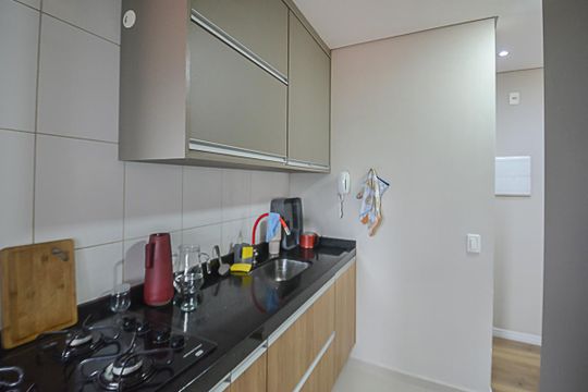 Cozinha de apartamento à venda com 2 quartos, 65m² em Jardim das Acacias, São Bernardo do Campo