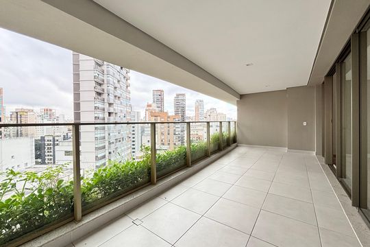 Varanda de apartamento à venda com 3 quartos, 150m² em Indianópolis, São Paulo