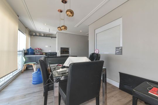 Varanda - Lavanderia de apartamento para alugar com 3 quartos, 71m² em Santo Amaro, São Paulo