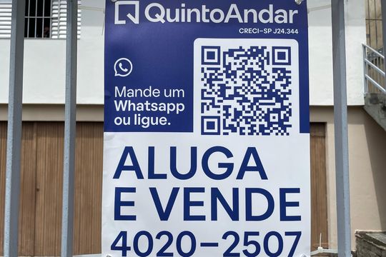 Placa PLQG 312 de casa para alugar com 3 quartos, 155m² em Cidade Antônio Estêvão de Carvalho, São Paulo