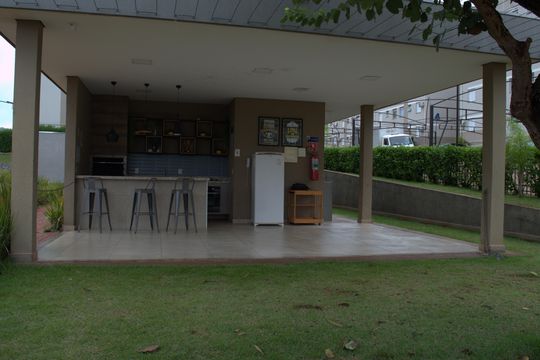 Área comum - Churrasqueira de apartamento para alugar com 2 quartos, 43m² em Distrito de Bonfim Paulista, Ribeirão Preto