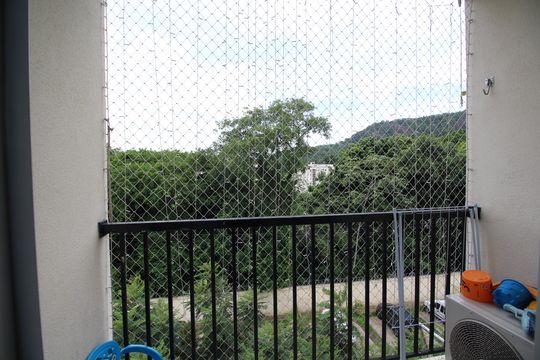 Varanda de apartamento à venda com 3 quartos, 67m² em Jacarepaguá, Rio de Janeiro