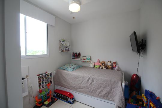 Quarto 2 de apartamento à venda com 3 quartos, 67m² em Jacarepaguá, Rio de Janeiro