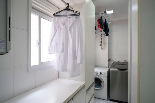 Área de serviço de apartamento à venda com 3 quartos, 172m² em Jardim São Caetano , São Caetano do Sul
