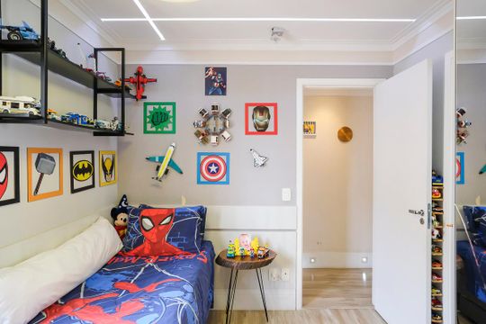 Suíte 3 de apartamento à venda com 3 quartos, 172m² em Jardim São Caetano , São Caetano do Sul