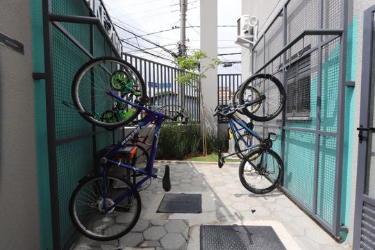 Área comum - Bicicletário de apartamento para alugar com 2 quartos, 36m² em Parque da Vila Prudente, São Paulo
