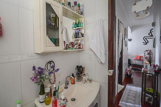 Banheiro de apartamento à venda com 2 quartos, 54m² em Centro, São Bernardo do Campo