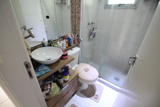 Banheiro Social de casa de condomínio à venda com 4 quartos, 120m² em Freguesia (jacarepaguá), Rio de Janeiro