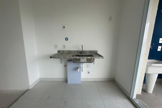 Cozinha de apartamento à venda com 1 quarto, 55m² em Jardim Esperanca, Barueri