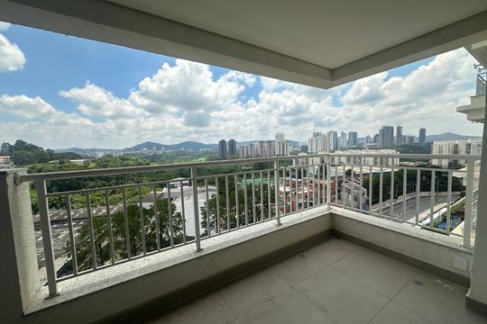 Varanda da Sala de apartamento à venda com 1 quarto, 55m² em Jardim Esperanca, Barueri