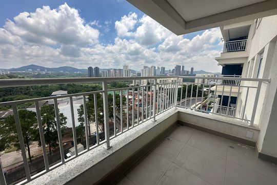 Varanda da Sala de apartamento à venda com 1 quarto, 55m² em Jardim Esperanca, Barueri