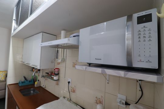 Cozinha de apartamento para alugar com 1 quarto, 38m² em Centro, Ribeirão Preto
