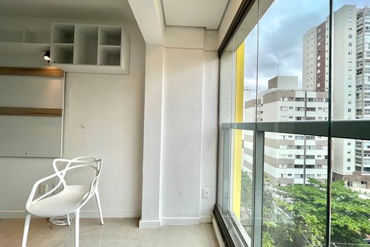 Varanda de kitnet/studio para alugar com 1 quarto, 26m² em Vila Clementino, São Paulo