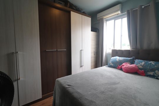 Quarto 02 de apartamento à venda com 2 quartos, 40m² em Rondônia, Novo Hamburgo