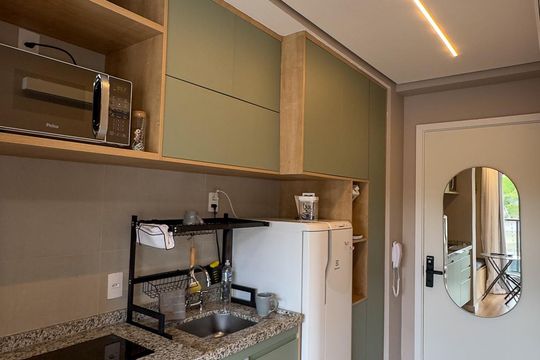 Estúdio de kitnet/studio à venda com 1 quarto, 22m² em Brooklin, São Paulo
