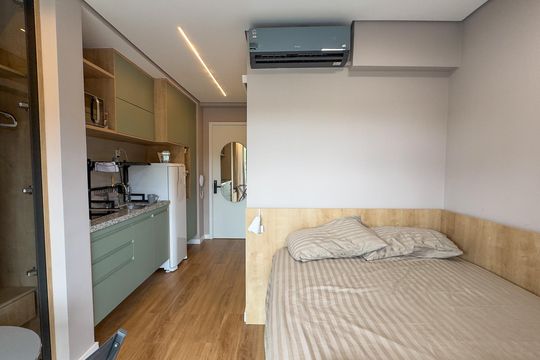 Estúdio de kitnet/studio à venda com 1 quarto, 22m² em Brooklin, São Paulo