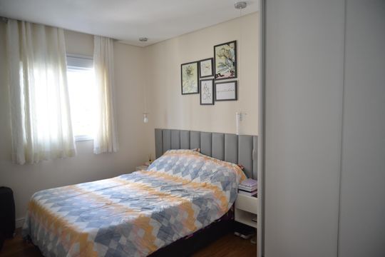 Quarto Suíte de apartamento à venda com 2 quartos, 68m² em Vila Apiai, Santo André