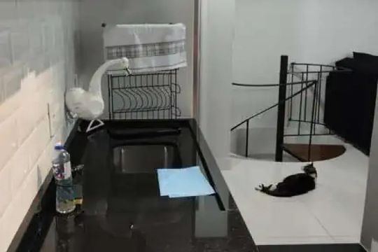 Cozinha de apartamento à venda com 2 quartos, 85m² em Santana, Porto Alegre