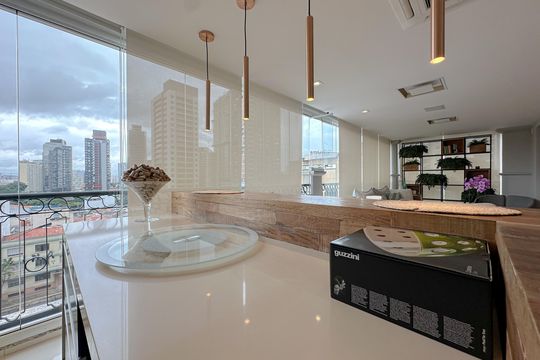 Varanda Gourmet de apartamento à venda com 3 quartos, 190m² em Perdizes, São Paulo