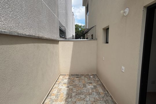 Quarto 1Varanda de apartamento à venda com 2 quartos, 52m² em Vila Sao Pedro, Santo André