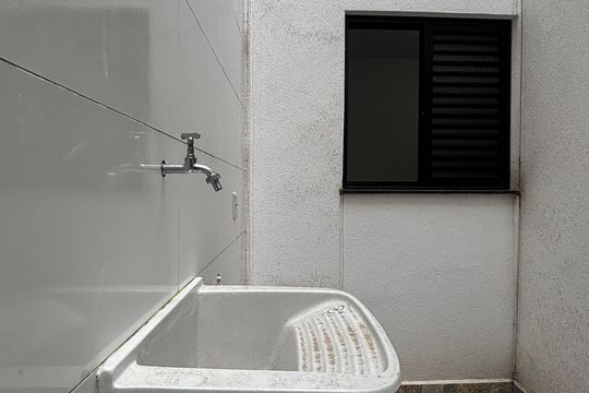 Área de Serviço de apartamento à venda com 2 quartos, 52m² em Vila Sao Pedro, Santo André