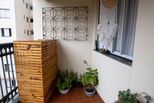 Varanda de apartamento à venda com 2 quartos, 96m² em Cidade São Francisco, São Paulo