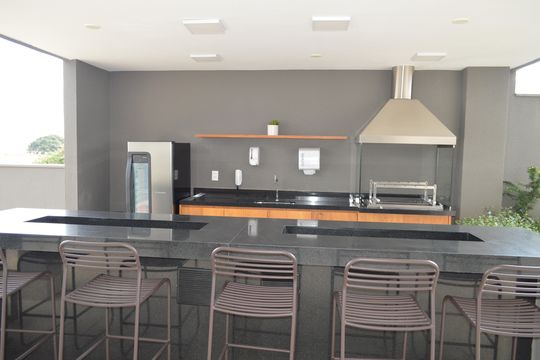 Área Gourmet de kitnet/studio à venda com 1 quarto, 22m² em Ipiranga, São Paulo