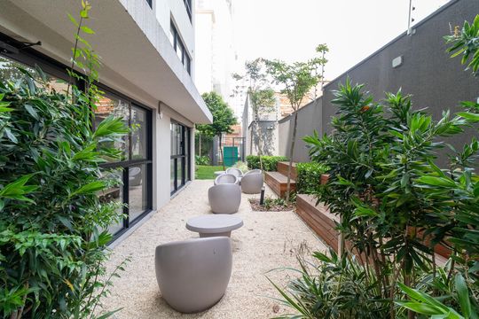 Área comum de kitnet/studio para alugar com 1 quarto, 24m² em Perdizes, São Paulo