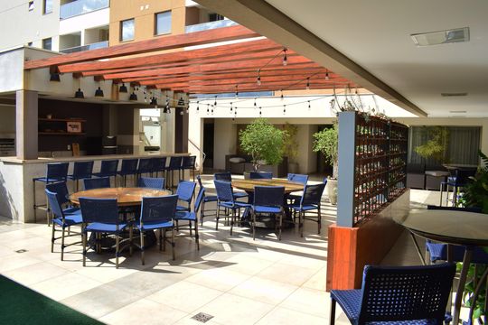 Área comum  de kitnet/studio para alugar com 1 quarto, 37m² em Ribeirânia, Ribeirão Preto