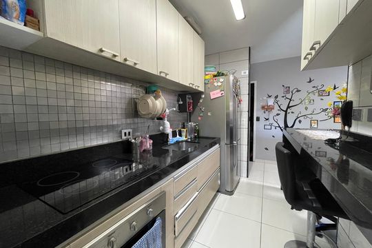 Cozinha de apartamento à venda com 2 quartos, 56m² em Jaguaré, São Paulo