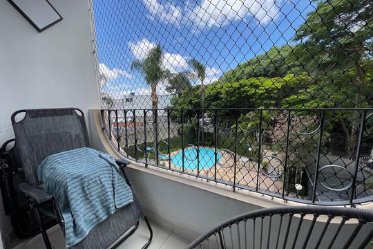 Varanda da Sala de apartamento à venda com 2 quartos, 56m² em Jaguaré, São Paulo