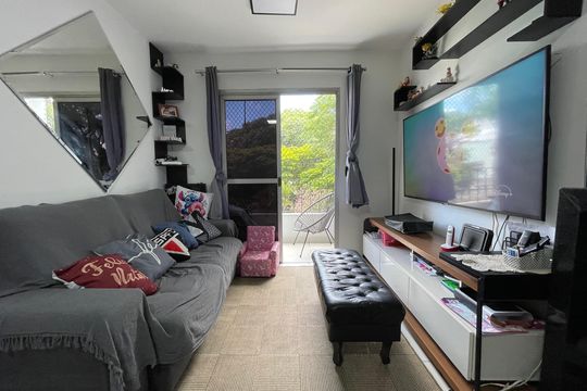 Sala de apartamento à venda com 2 quartos, 56m² em Jaguaré, São Paulo