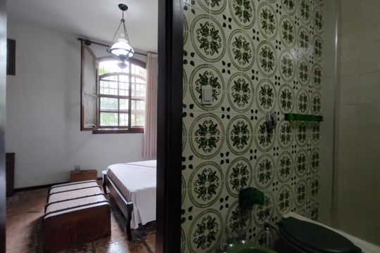 Banheiro da Suíte de casa de condomínio à venda com 3 quartos, 202m² em Freguesia (jacarepaguá), Rio de Janeiro
