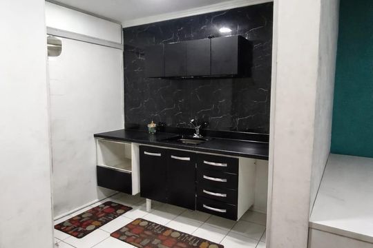 Cozinha de apartamento para alugar com 2 quartos, 50m² em Jardim do Lago Continuacao, Campinas