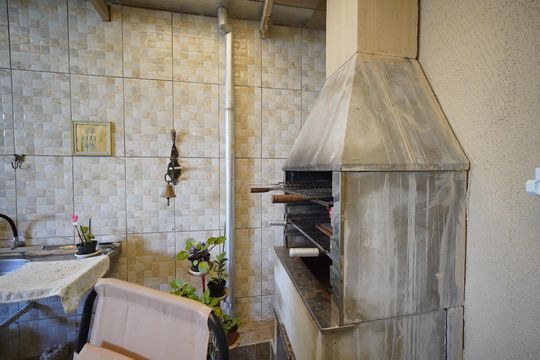 churr de casa de condomínio para alugar com 3 quartos, 146m² em São João do Rio Vermelho, Florianópolis