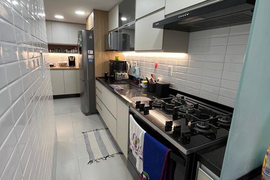 Cozinha de apartamento à venda com 4 quartos, 120m² em Méier, Rio de Janeiro