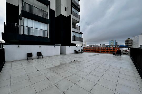Terraço de kitnet/studio para alugar com 0 quarto, 23m² em Santo Amaro, São Paulo