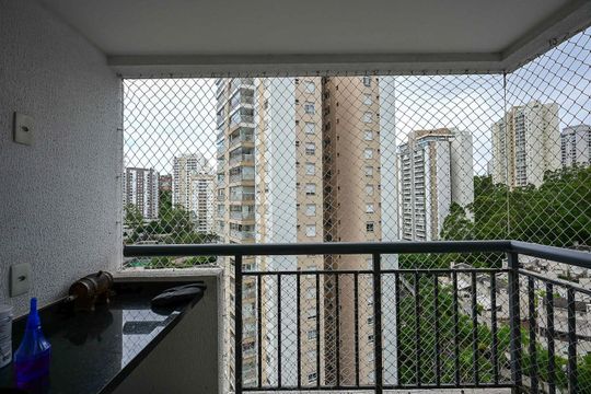 Varanda de apartamento à venda com 2 quartos, 55m² em Vila Andrade, São Paulo