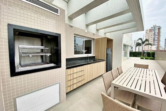 Área comum de apartamento para alugar com 3 quartos, 136m² em Boqueirão, Santos