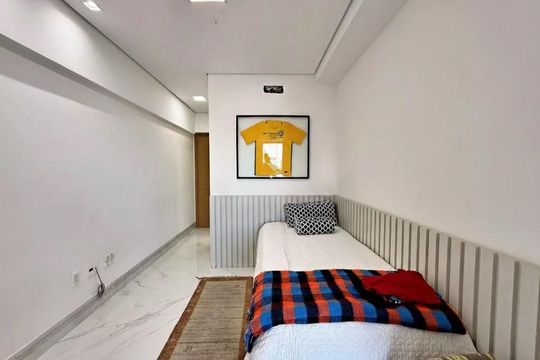Quarto de apartamento para alugar com 3 quartos, 136m² em Boqueirão, Santos