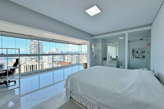 Quarto de apartamento para alugar com 3 quartos, 136m² em Boqueirão, Santos