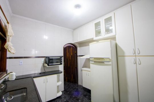 Cozinha de casa para alugar com 3 quartos, 135m² em Vila Helena, Santo André