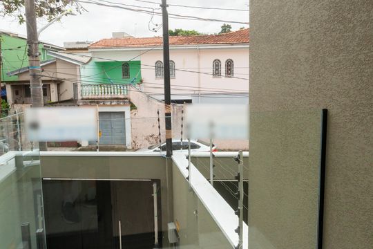 Sacada da Suíte 3 de casa à venda com 3 quartos, 155m² em Campo Grande, São Paulo